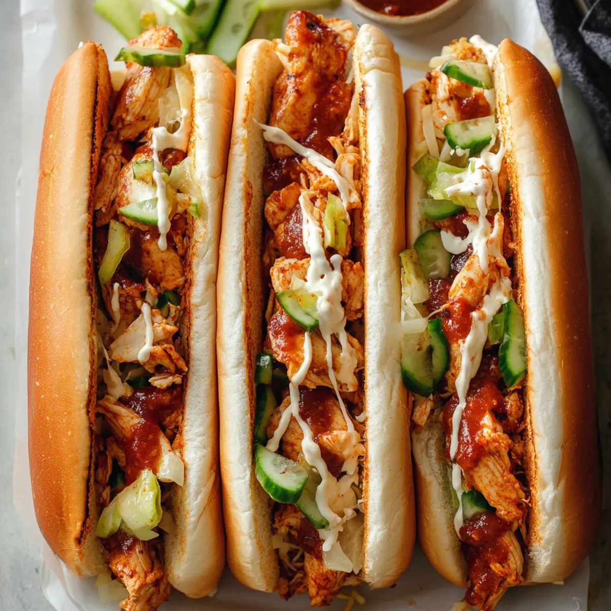 Spicy Nashville-Style Chicken Hoagies