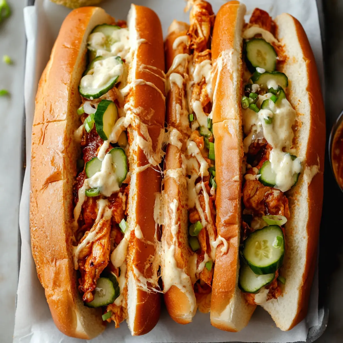 Spicy Nashville-Style Chicken Hoagies