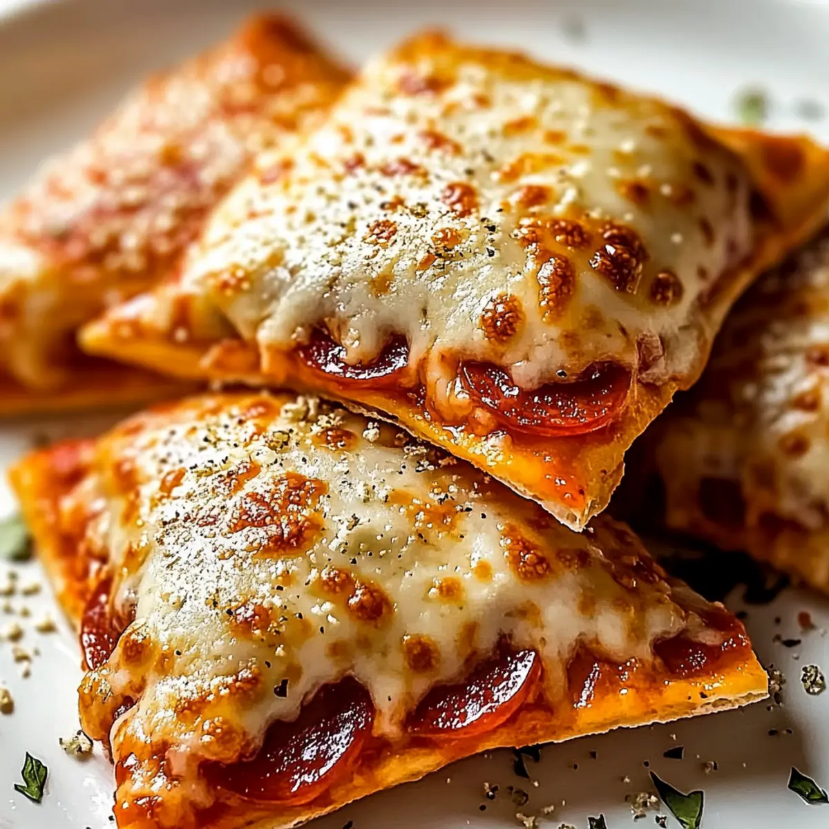 Air Fryer Pepperoni Pizza Pockets