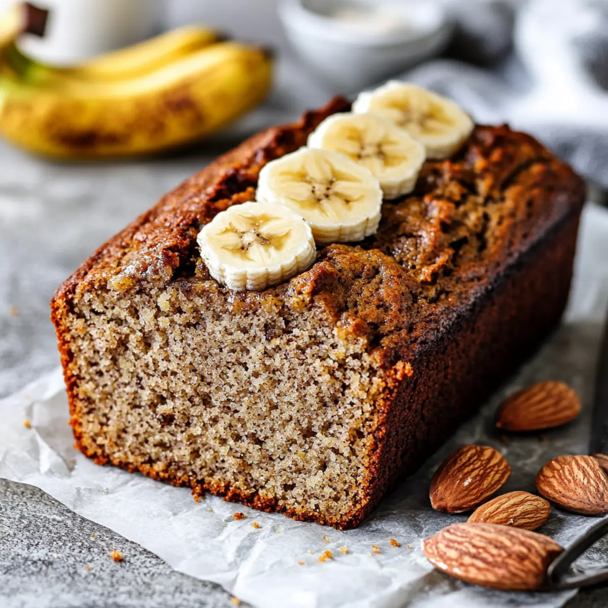 Almond Flour Gluten-Free Banana Bread
