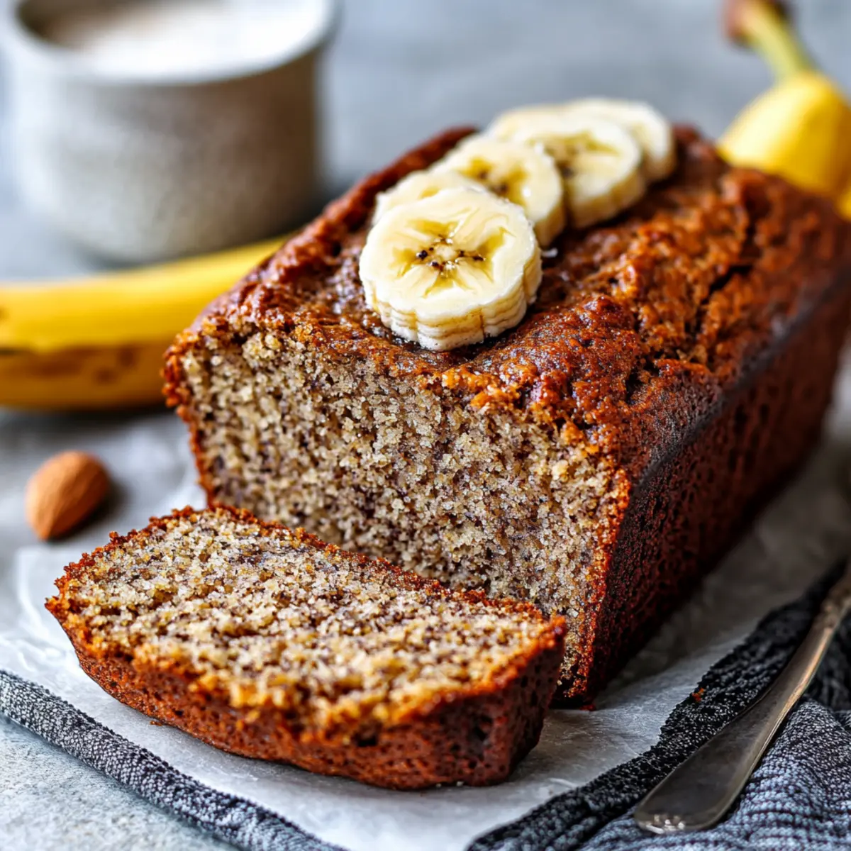 Almond Flour Gluten-Free Banana Bread