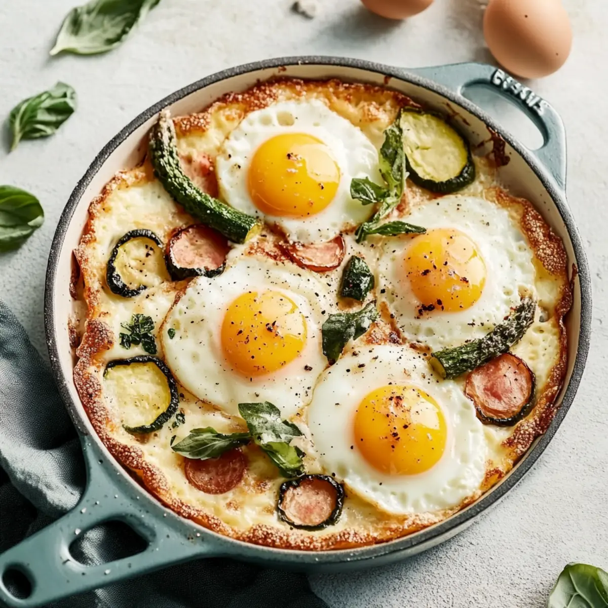 Baked Eggs with Veggies