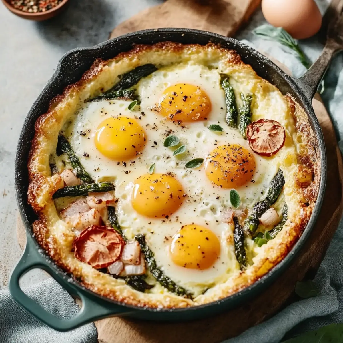 Baked Eggs with Veggies