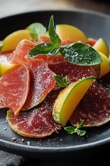 Beef Bresaola with Melon