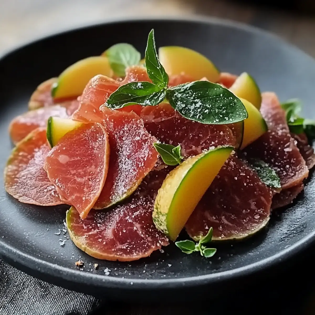 Beef Bresaola with Melon