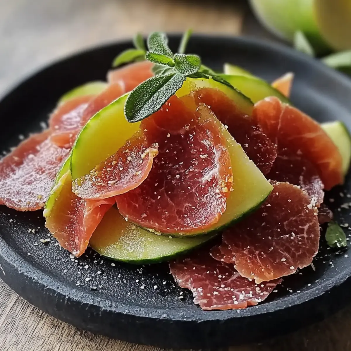 Beef Bresaola with Melon
