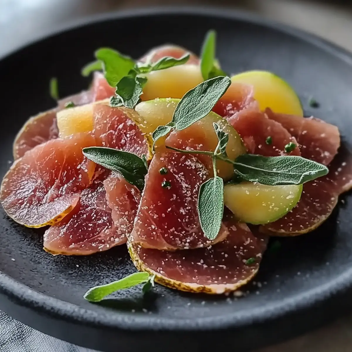 Beef Bresaola with Melon
