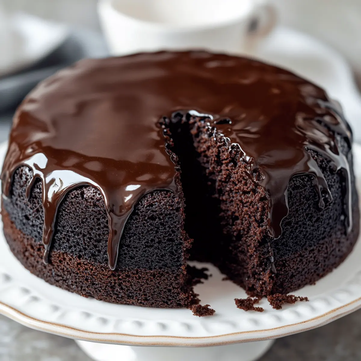 Black Cocoa Cake