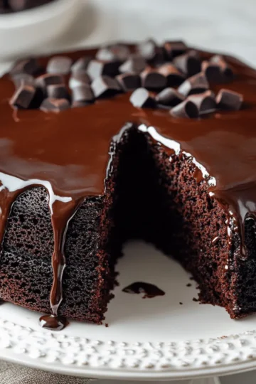 Black Cocoa Cake