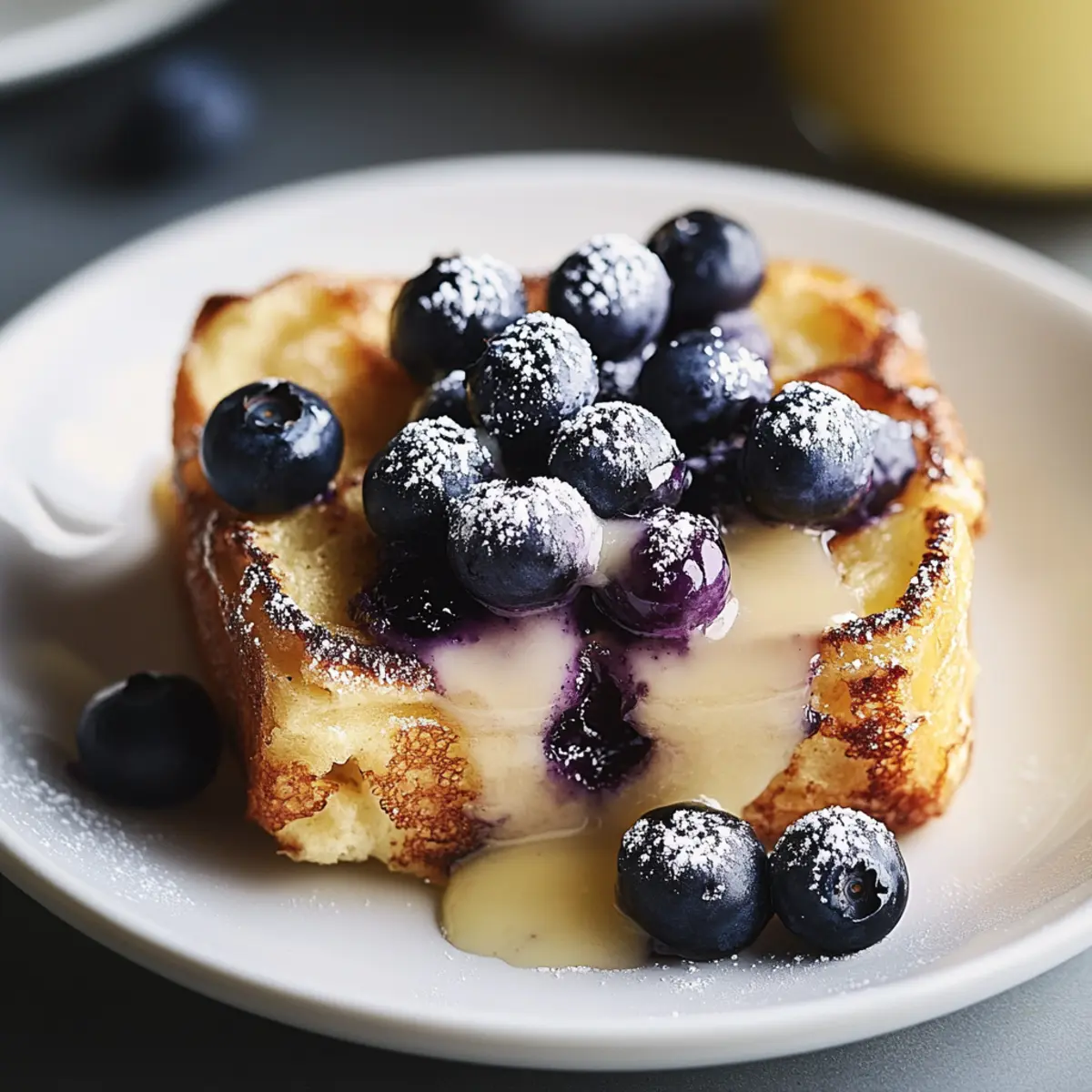 Blueberry Lemon French Toast Casserole