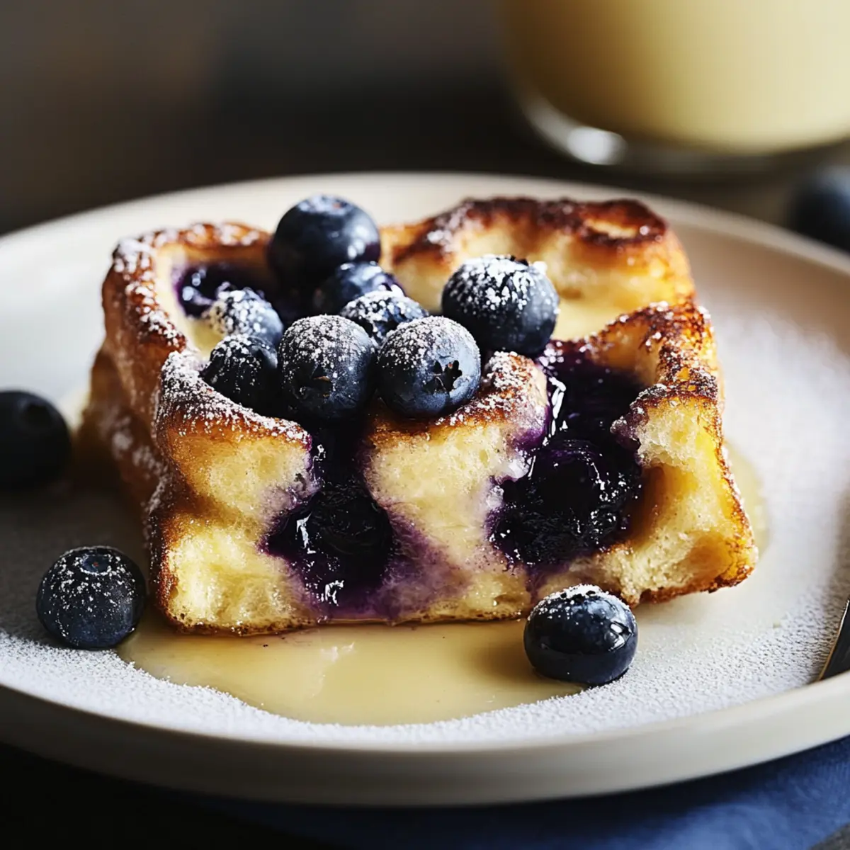 Blueberry Lemon French Toast Casserole
