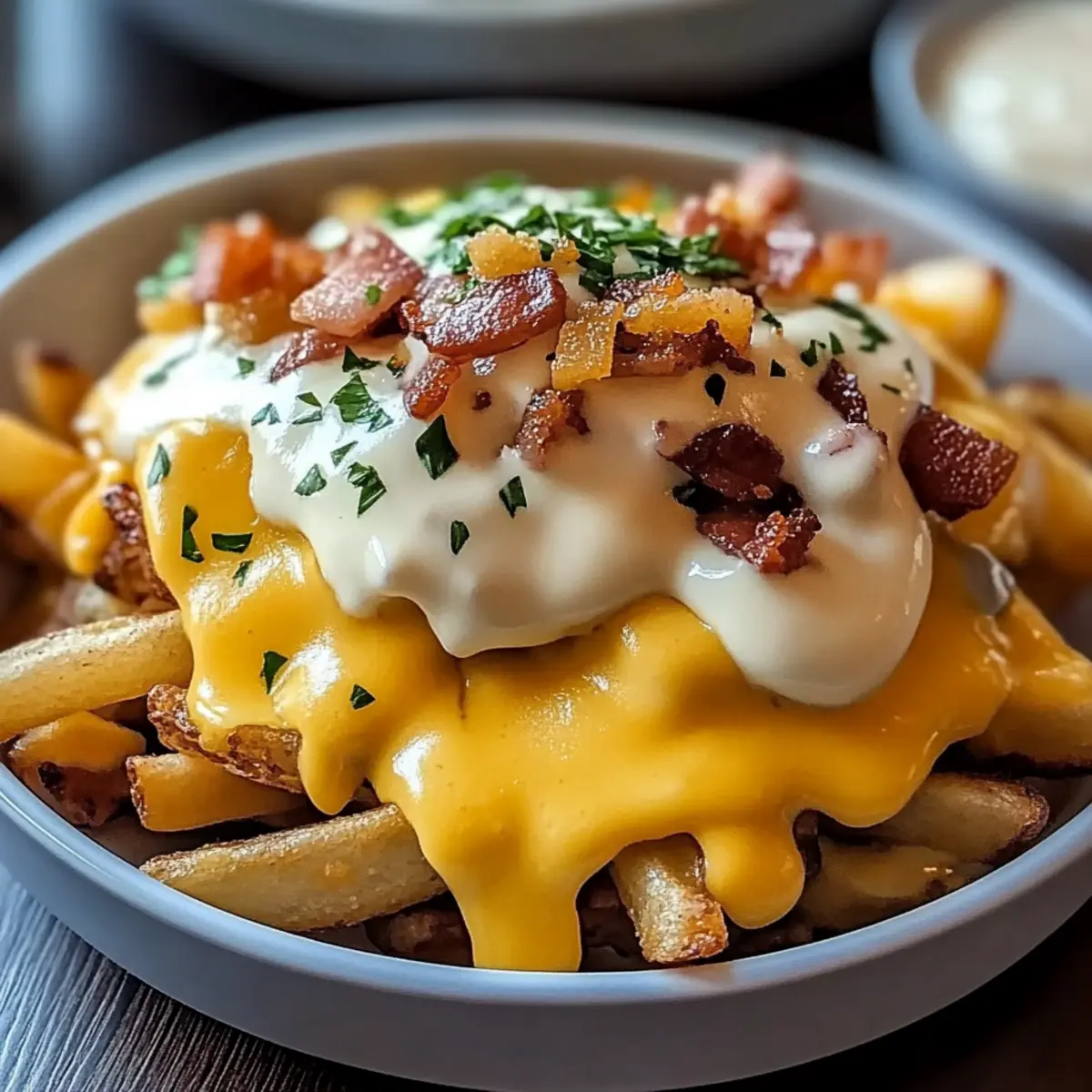 Breakfast Poutine and Creamy Hollandaise