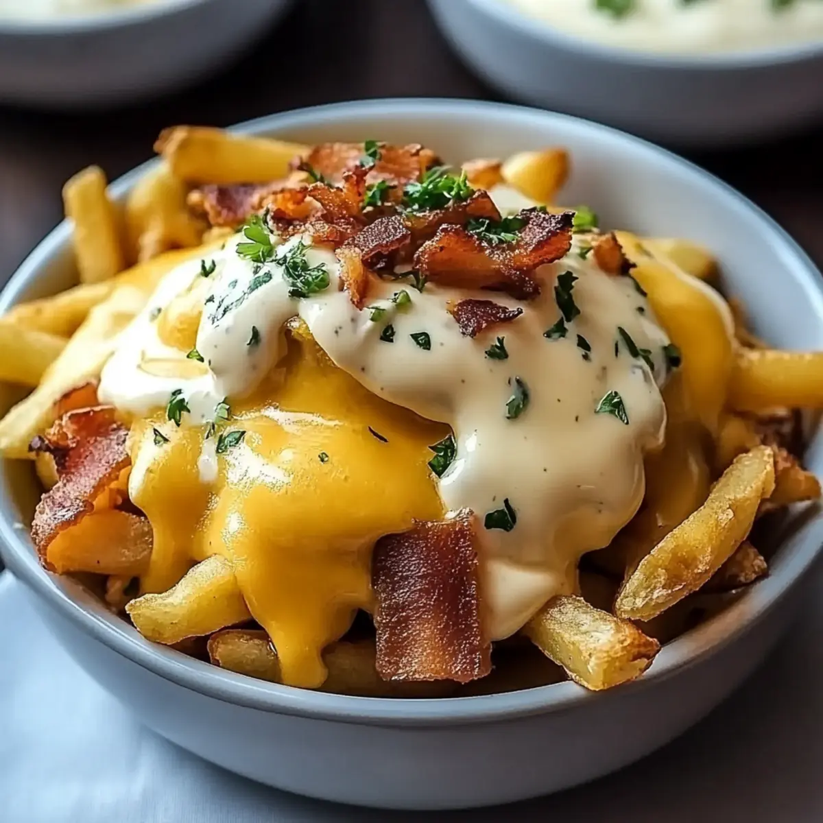 Breakfast Poutine and Creamy Hollandaise