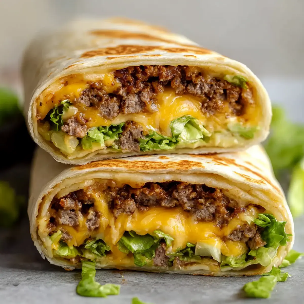 Cheeseburger Wraps