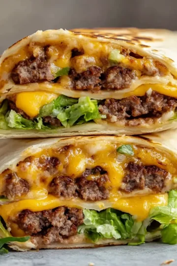 Cheeseburger Wraps