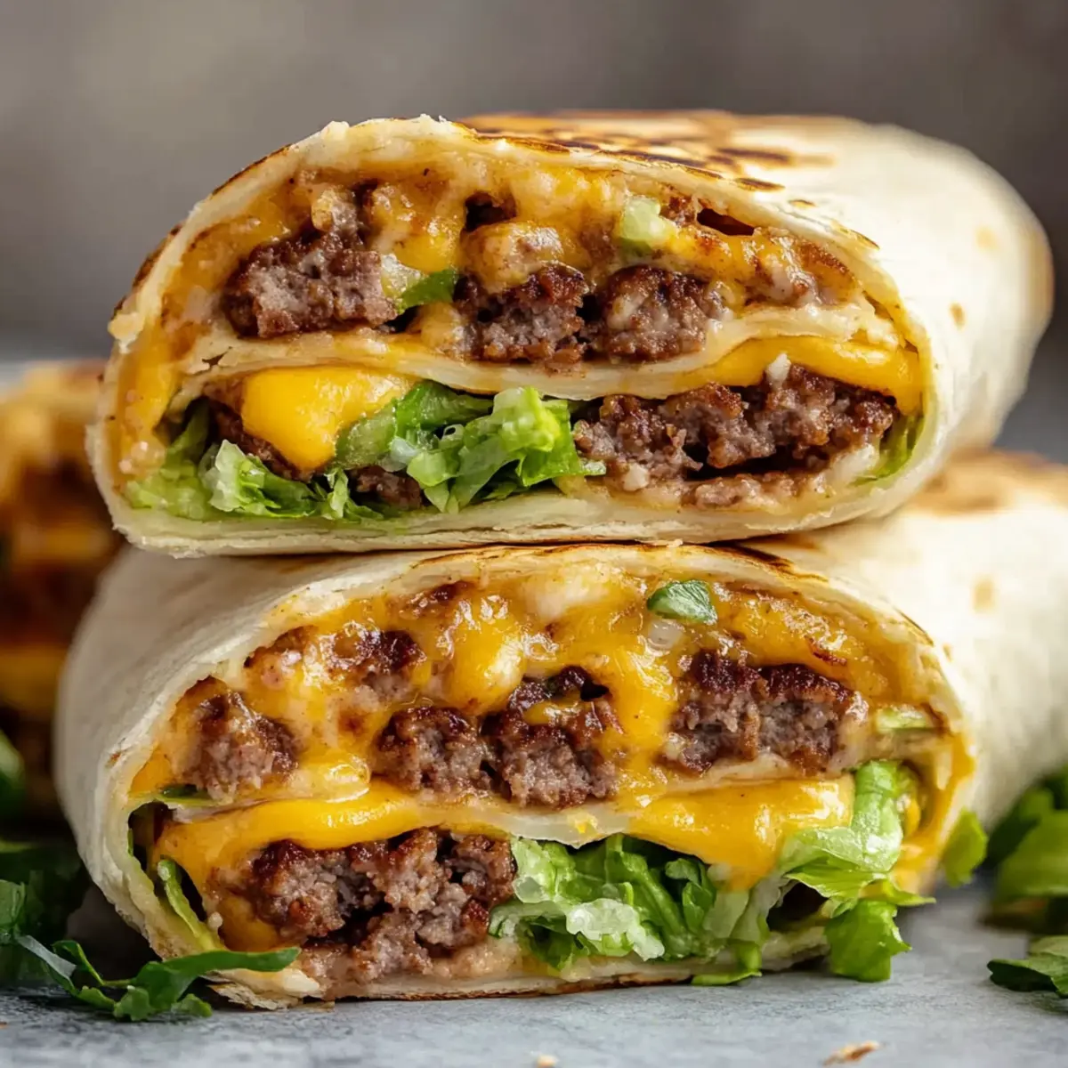 Cheeseburger Wraps
