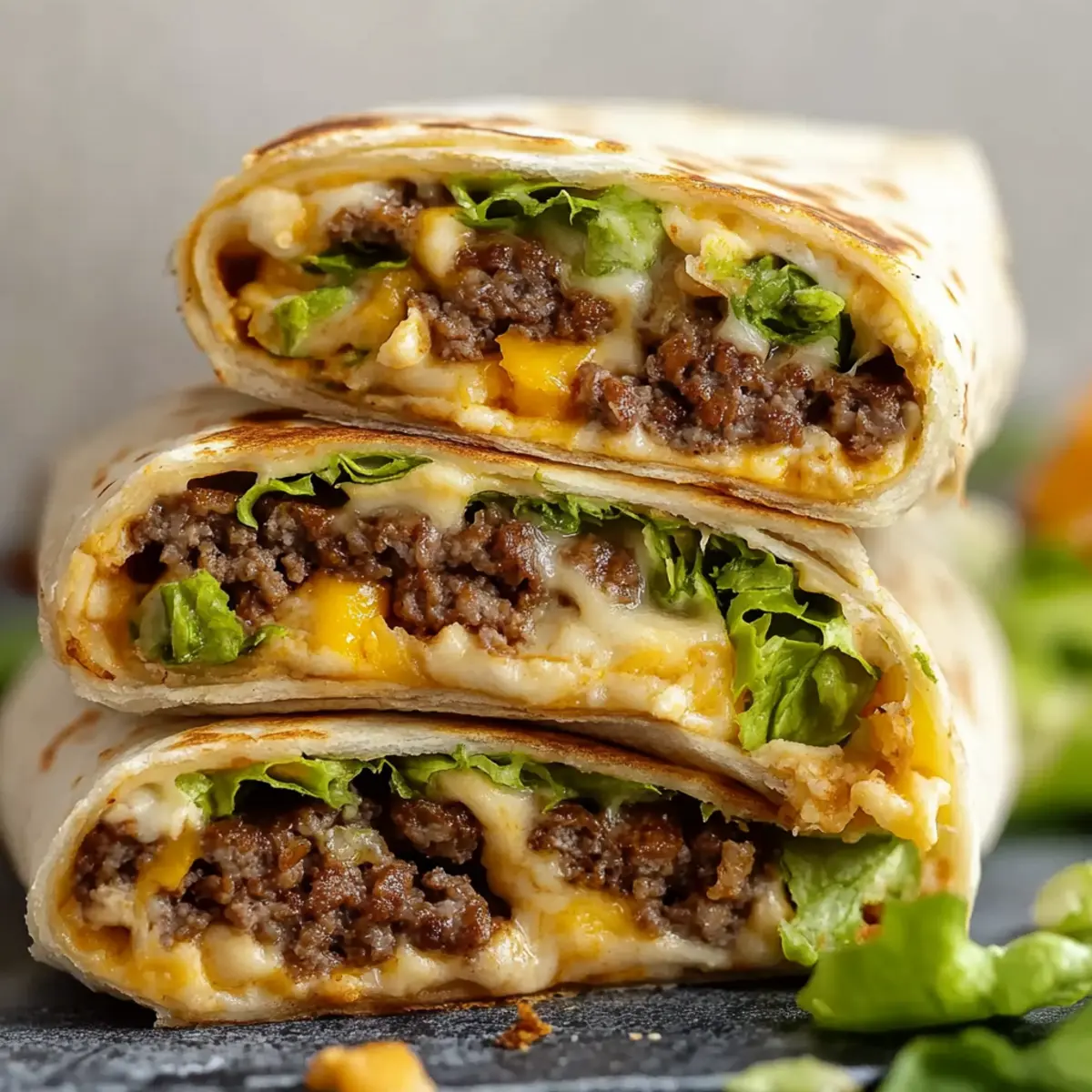 Cheeseburger Wraps