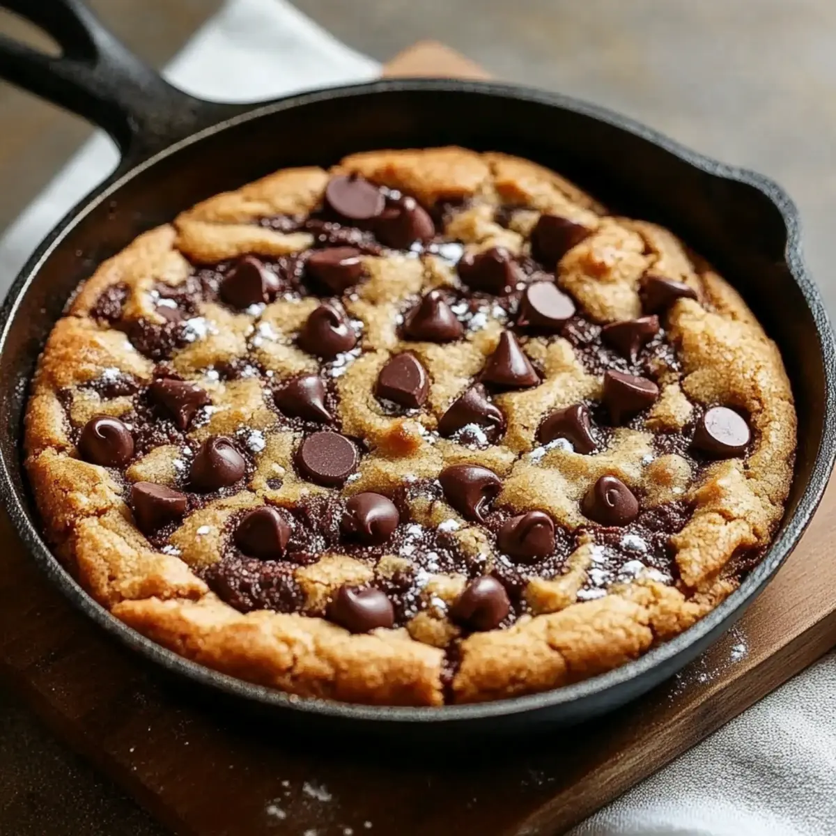 Chocolate Chip Skillet Cookie