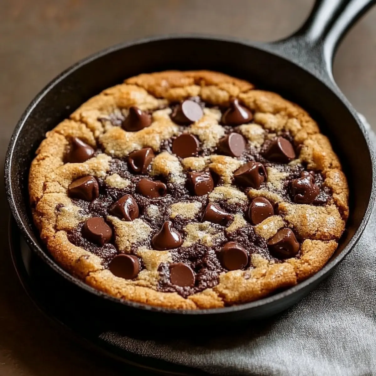 Chocolate Chip Skillet Cookie