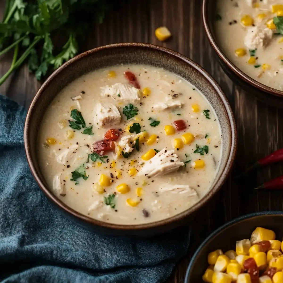 Creamy Chicken Corn Soup