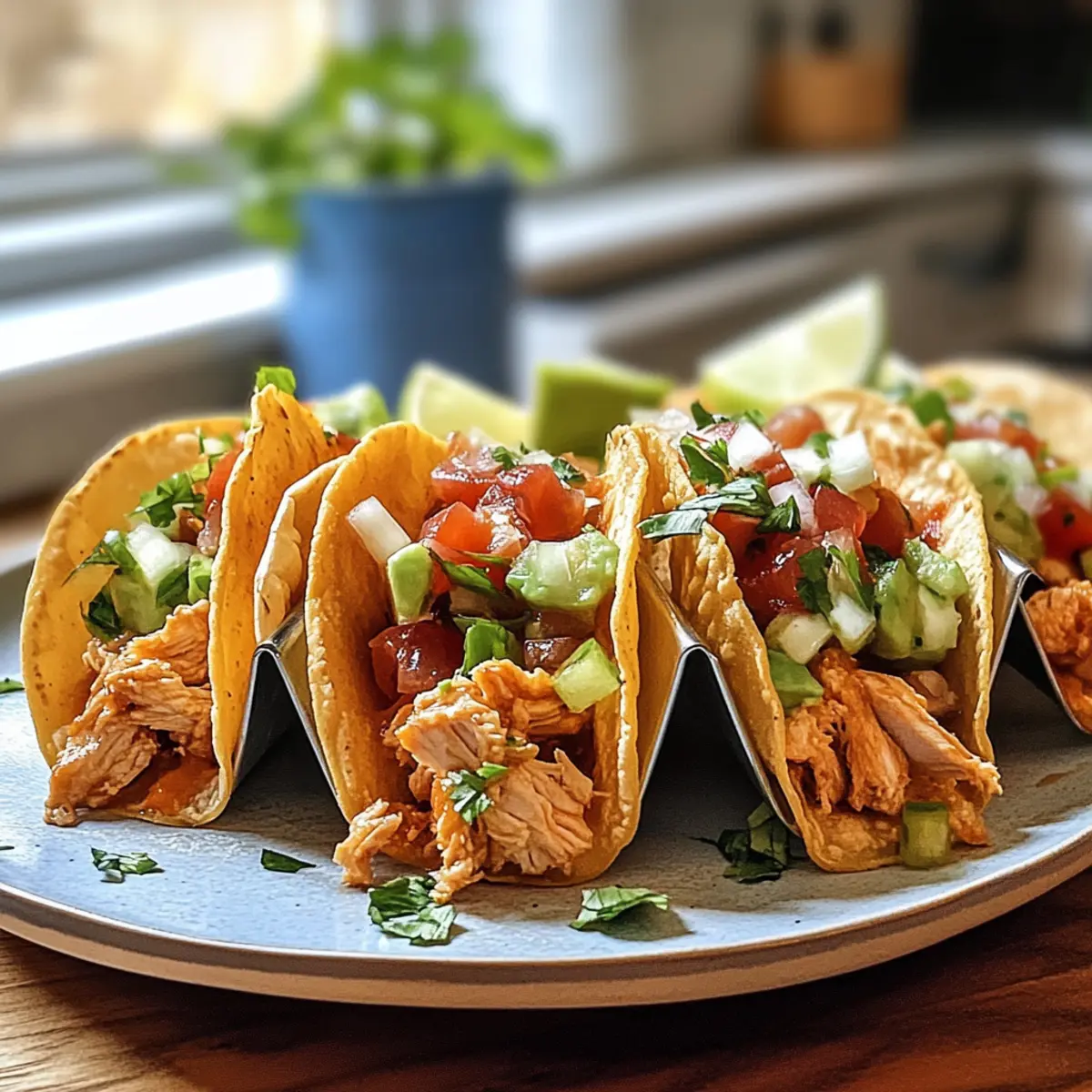 Crispy Chicken Wonton Tacos