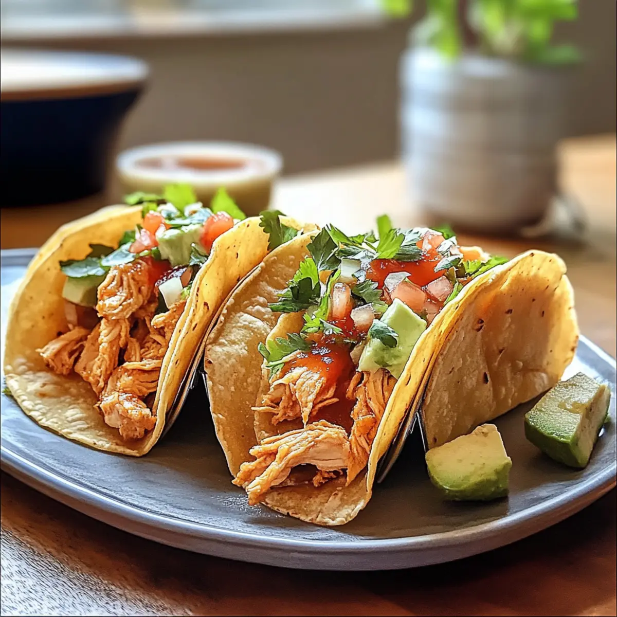 Crispy Chicken Wonton Tacos