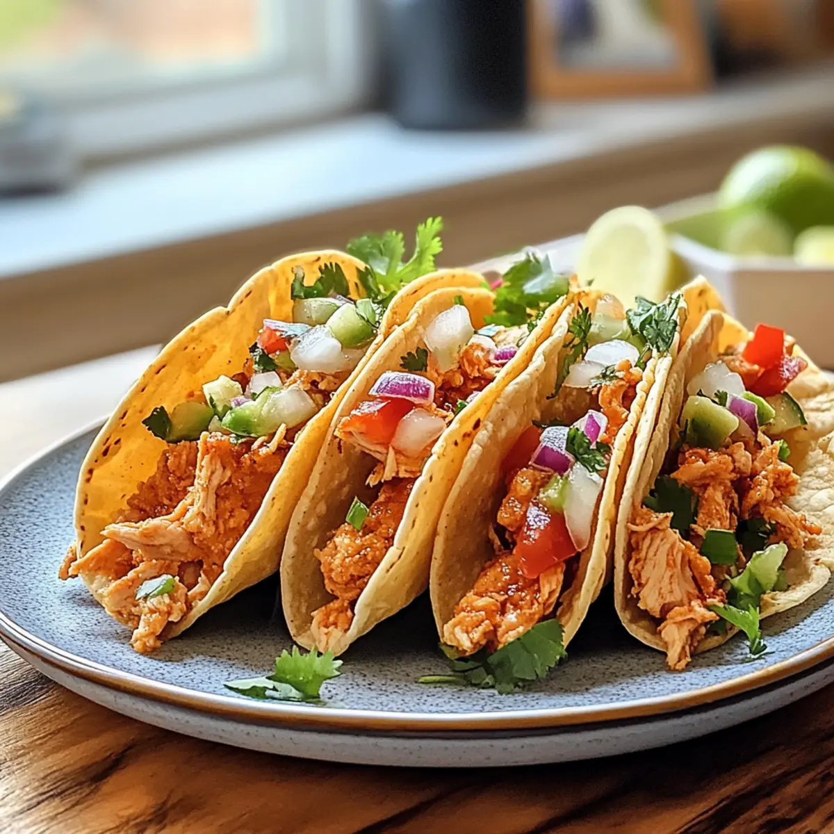 Crispy Chicken Wonton Tacos