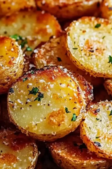 Crispy Parmesan Potato Rounds