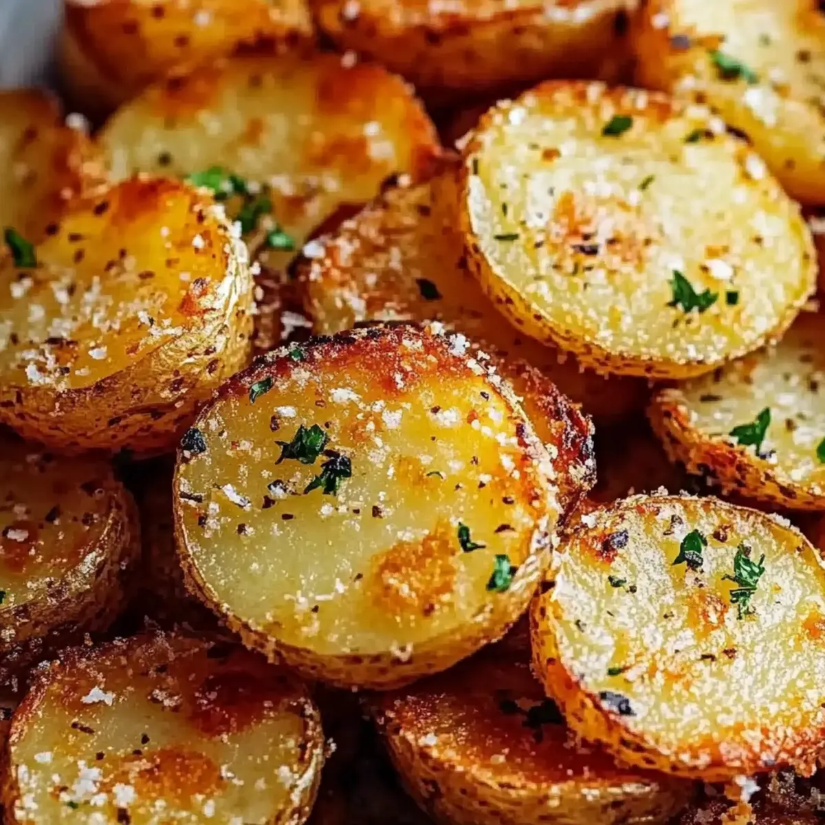 Crispy Parmesan Potato Rounds