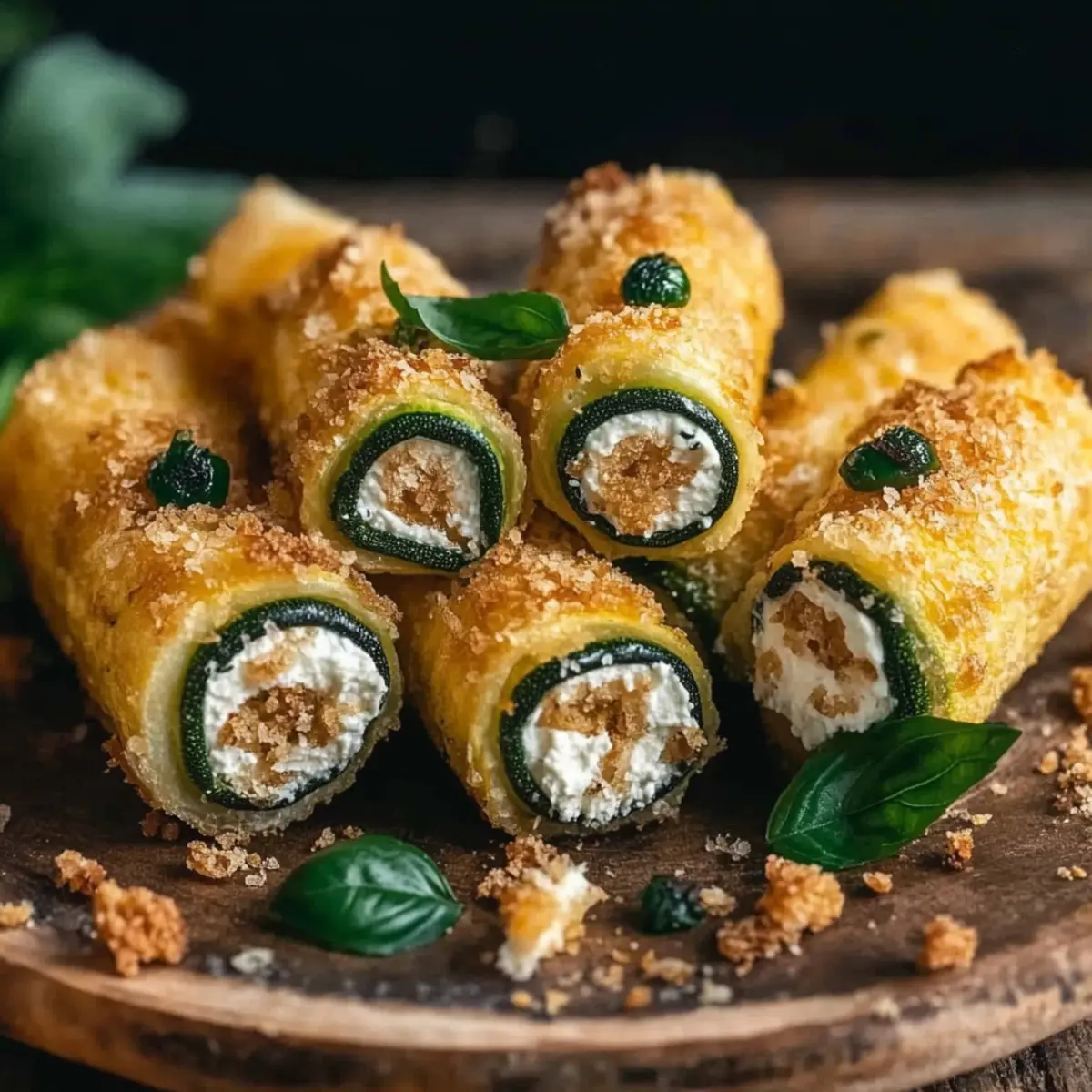 Crispy Zucchini Rolls