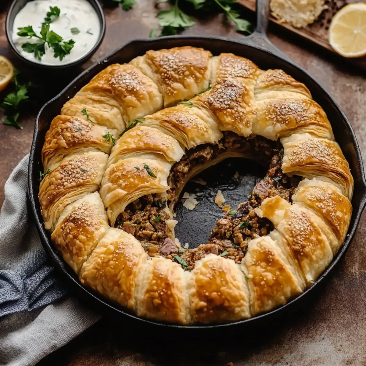 Flaky Lamb Pastry