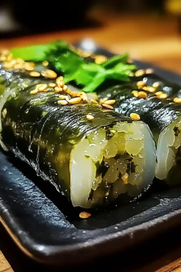 Glass Noodle Seaweed Rolls (Gimmari)