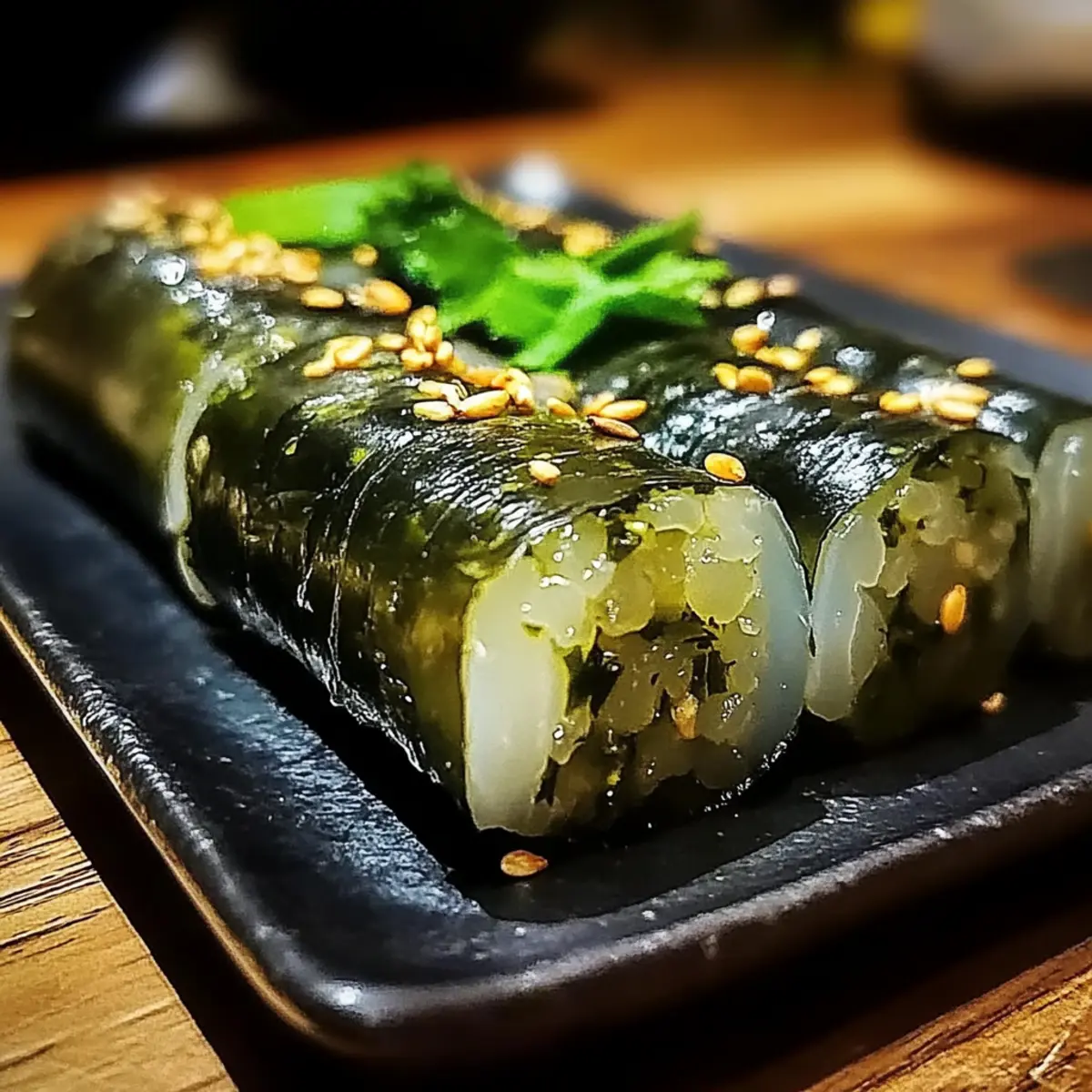 Glass Noodle Seaweed Rolls (Gimmari)