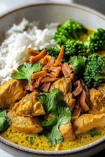 Golden Coconut Chicken Curry