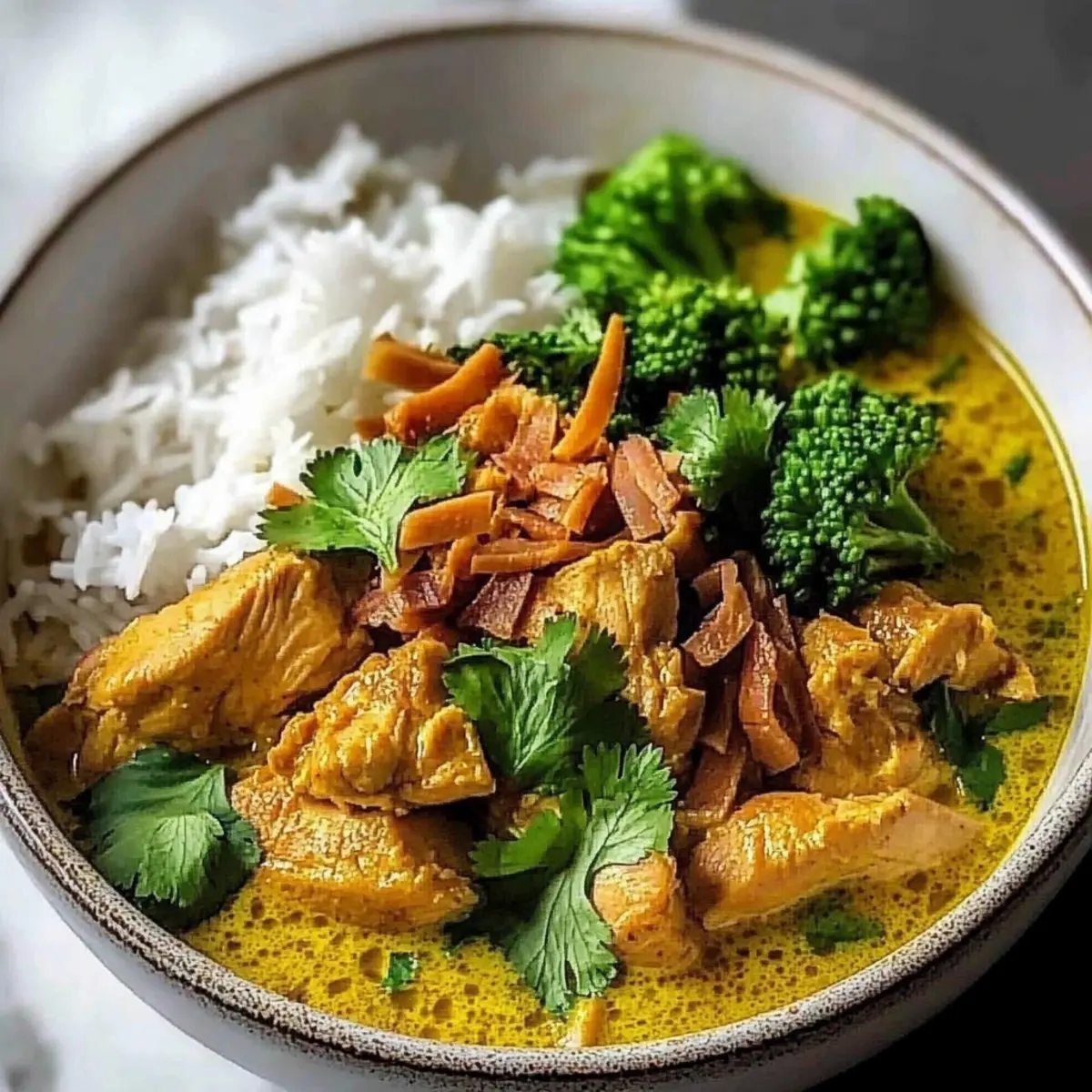 Golden Coconut Chicken Curry