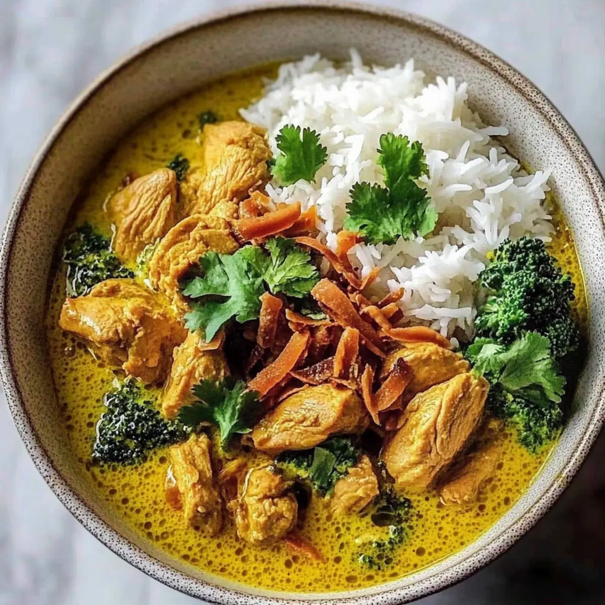 Golden Coconut Chicken Curry
