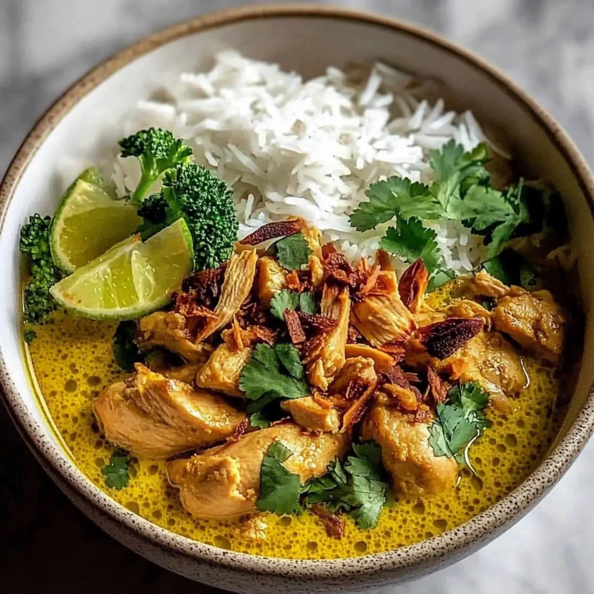 Golden Coconut Chicken Curry