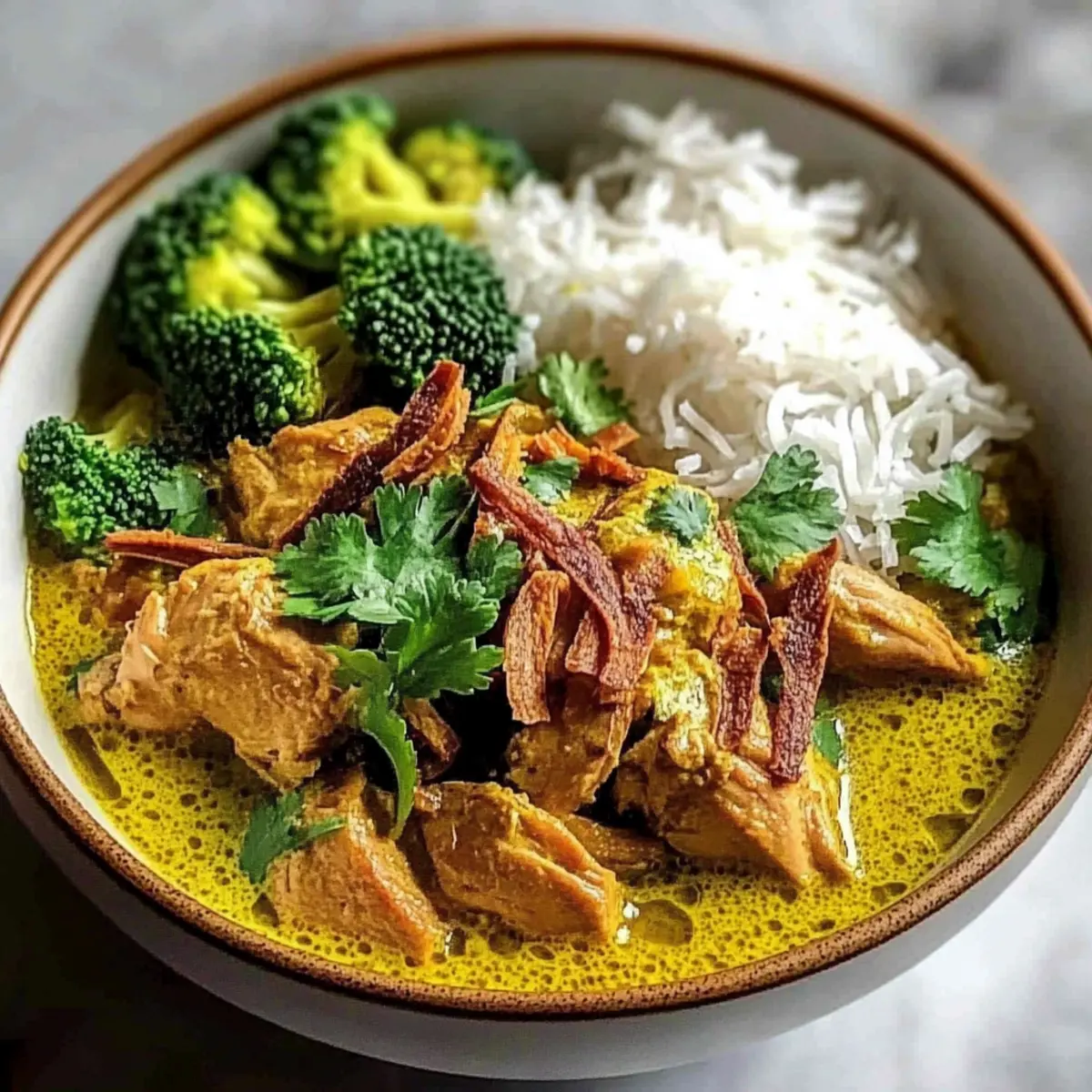 Golden Coconut Chicken Curry