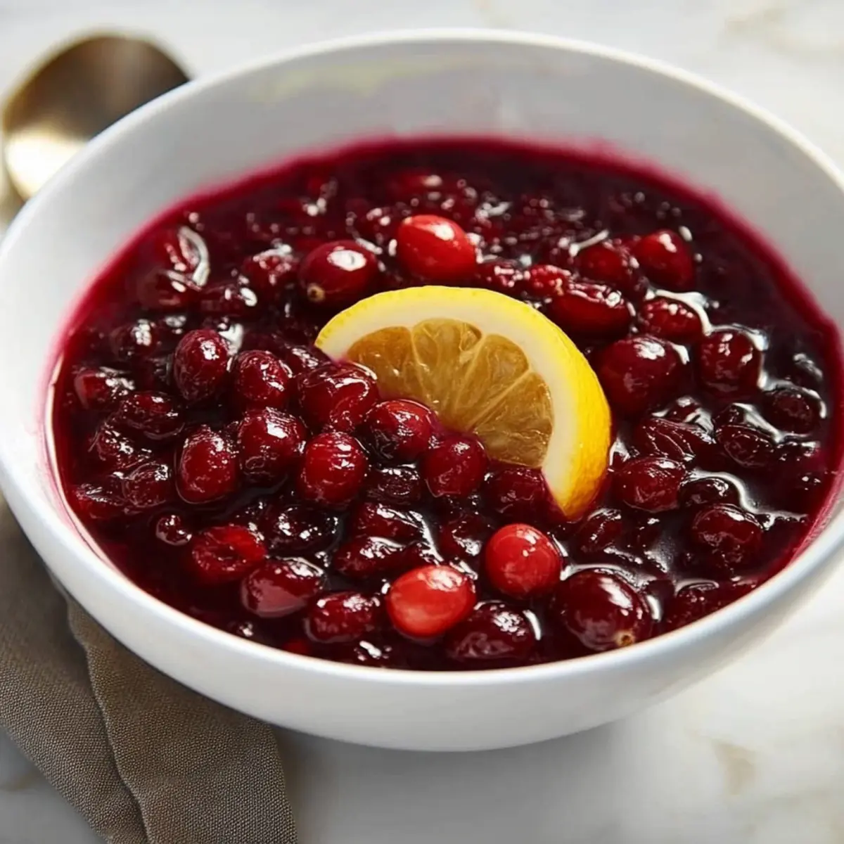 Lemon-Kissed Cranberries