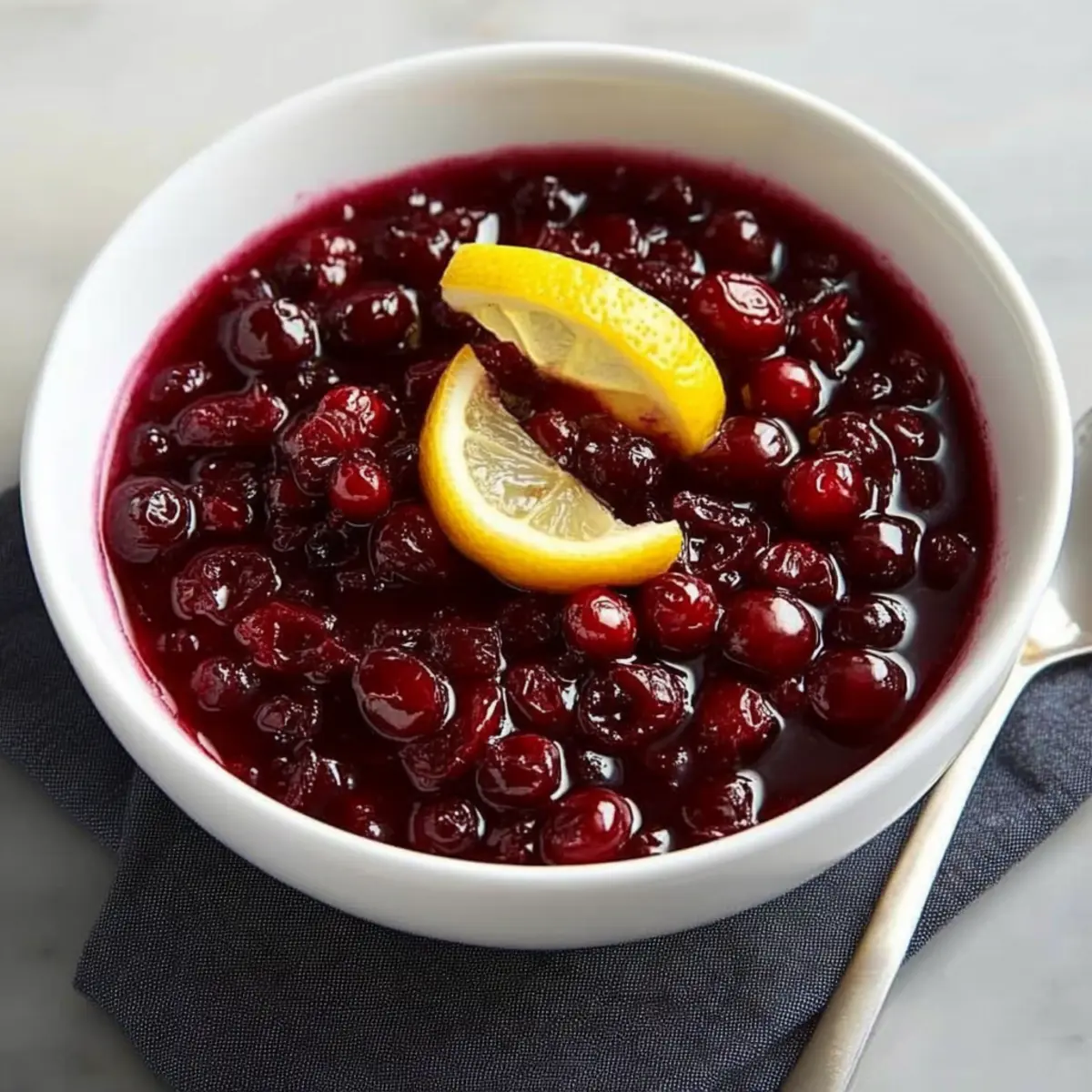 Lemon-Kissed Cranberries