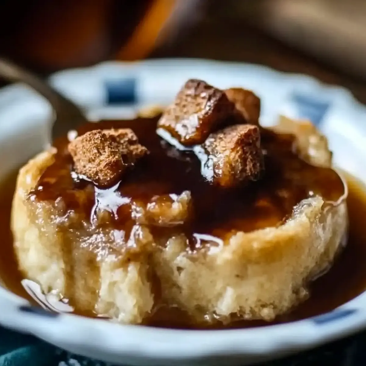 Orleans Bread Pudding with Bourbon Sauce
