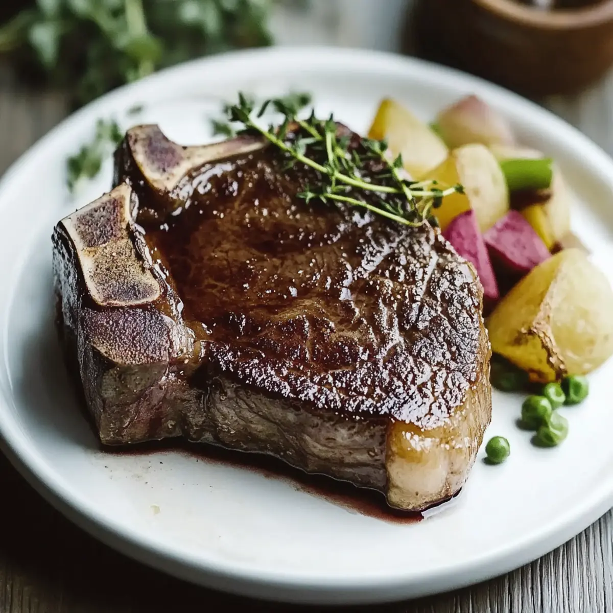 Pan Seared Ribeye Steak