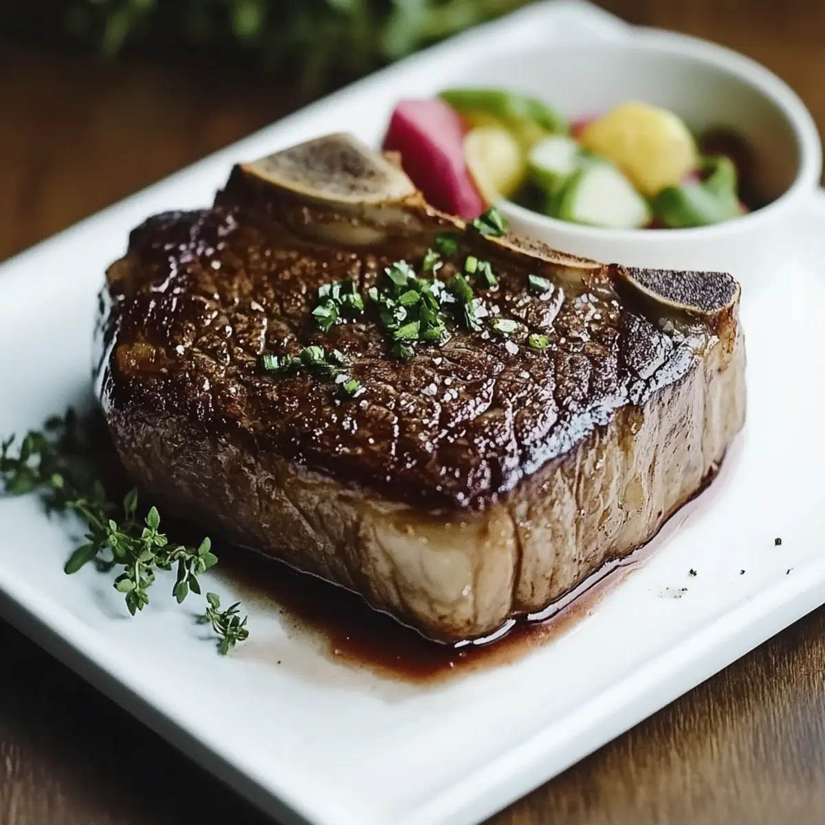 Pan Seared Ribeye Steak