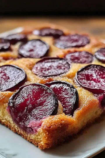 Plum Cake (Pflaumenkuchen)