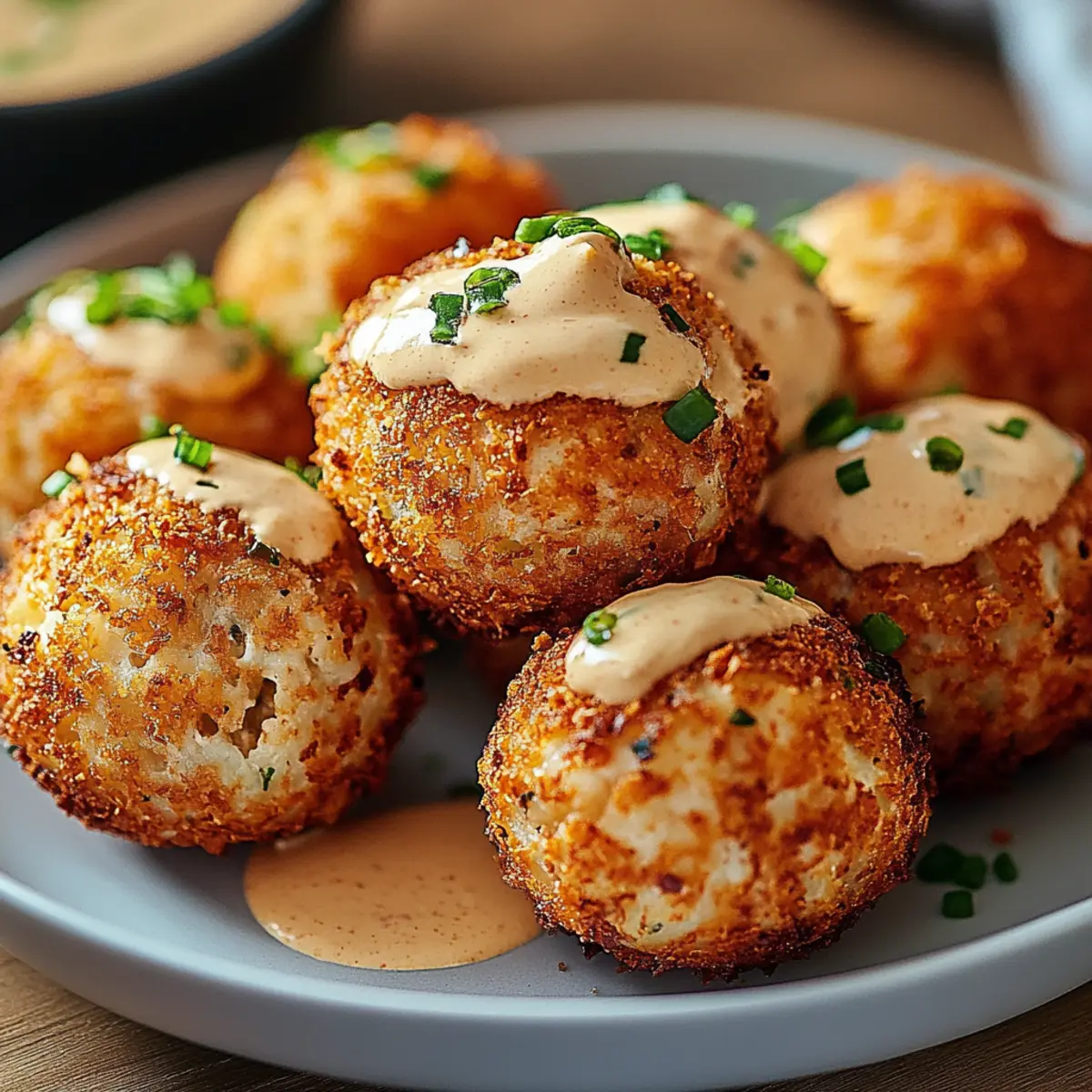 Reuben Balls with Spicy Thousand Island Dipping Sauce
