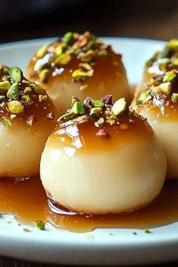 Ricotta Pistachio Honey Bites