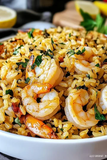 Shrimp Rice with Herbs