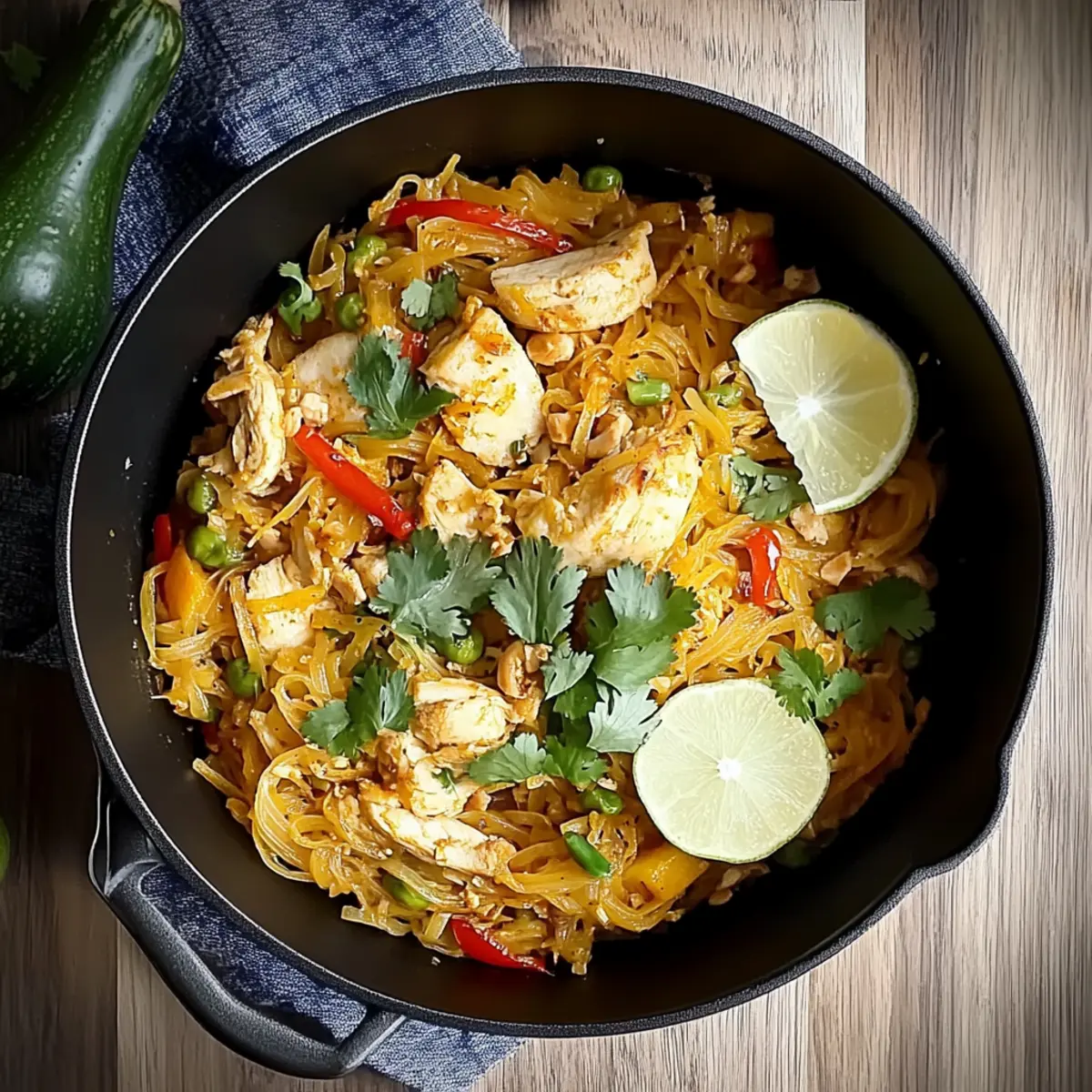 Spaghetti Squash Pad Thai