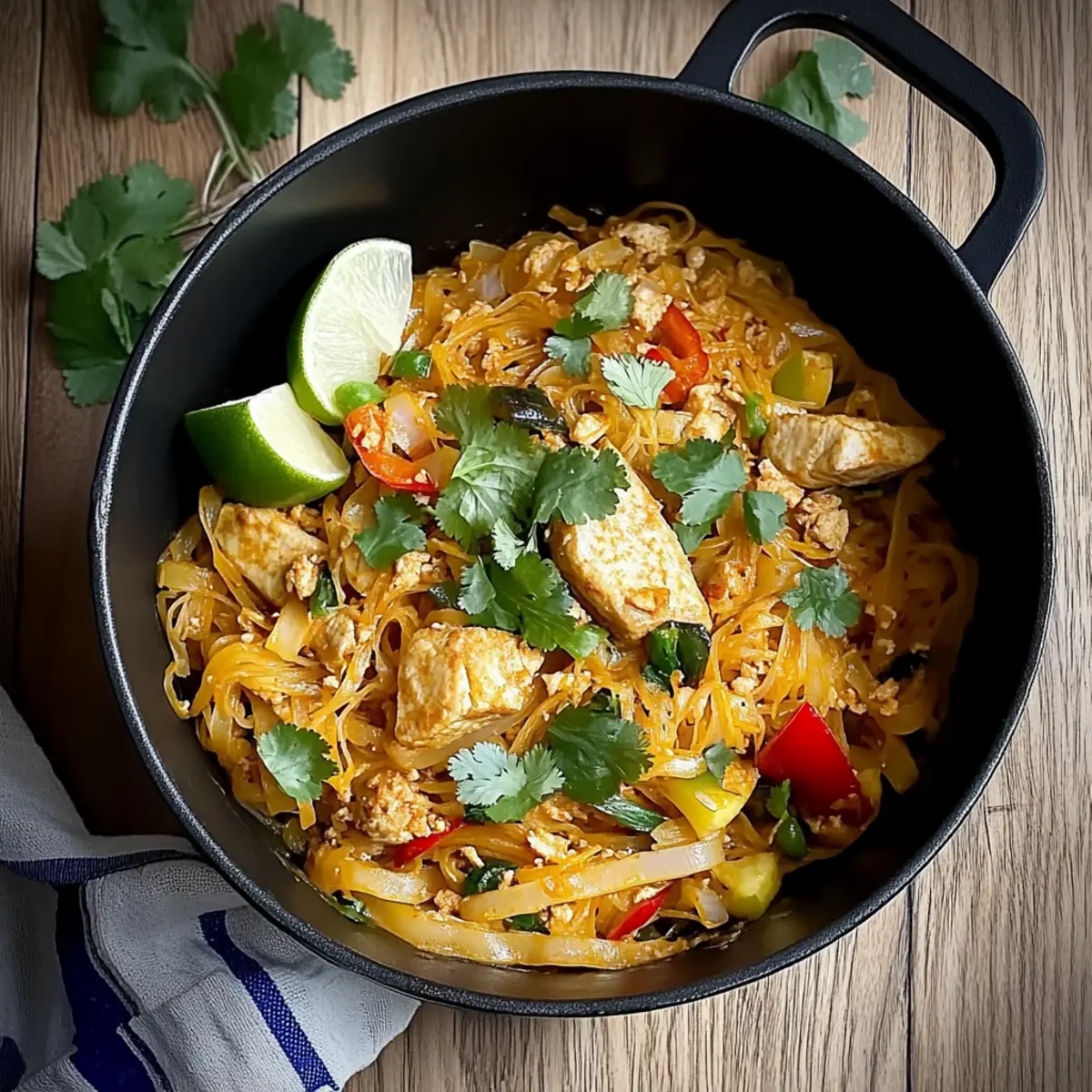 Spaghetti Squash Pad Thai