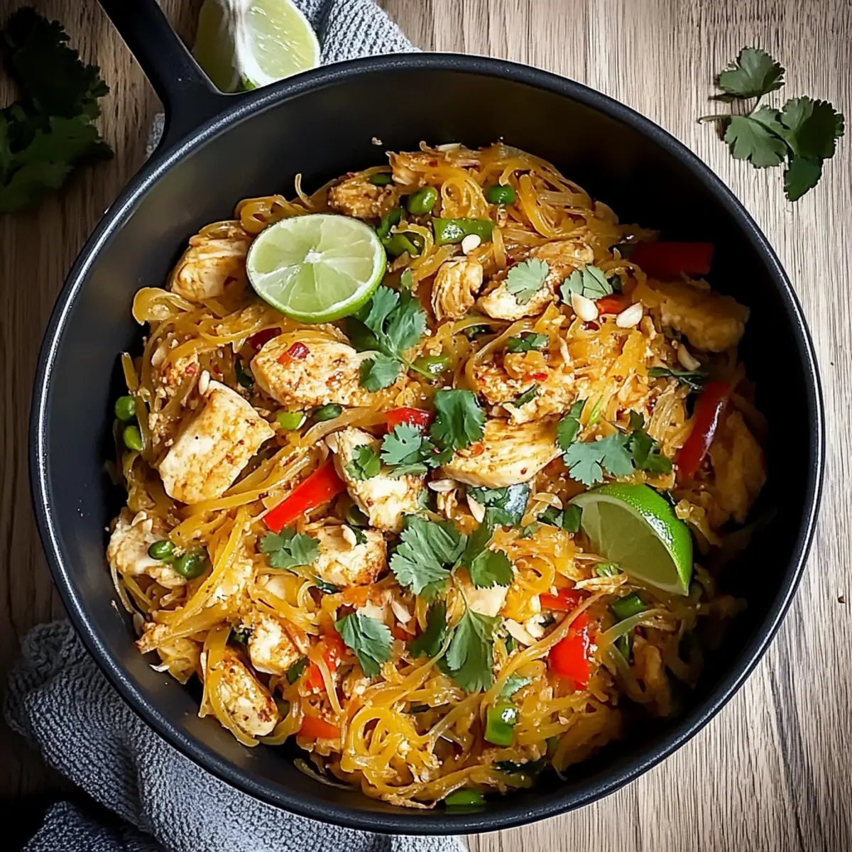 Spaghetti Squash Pad Thai